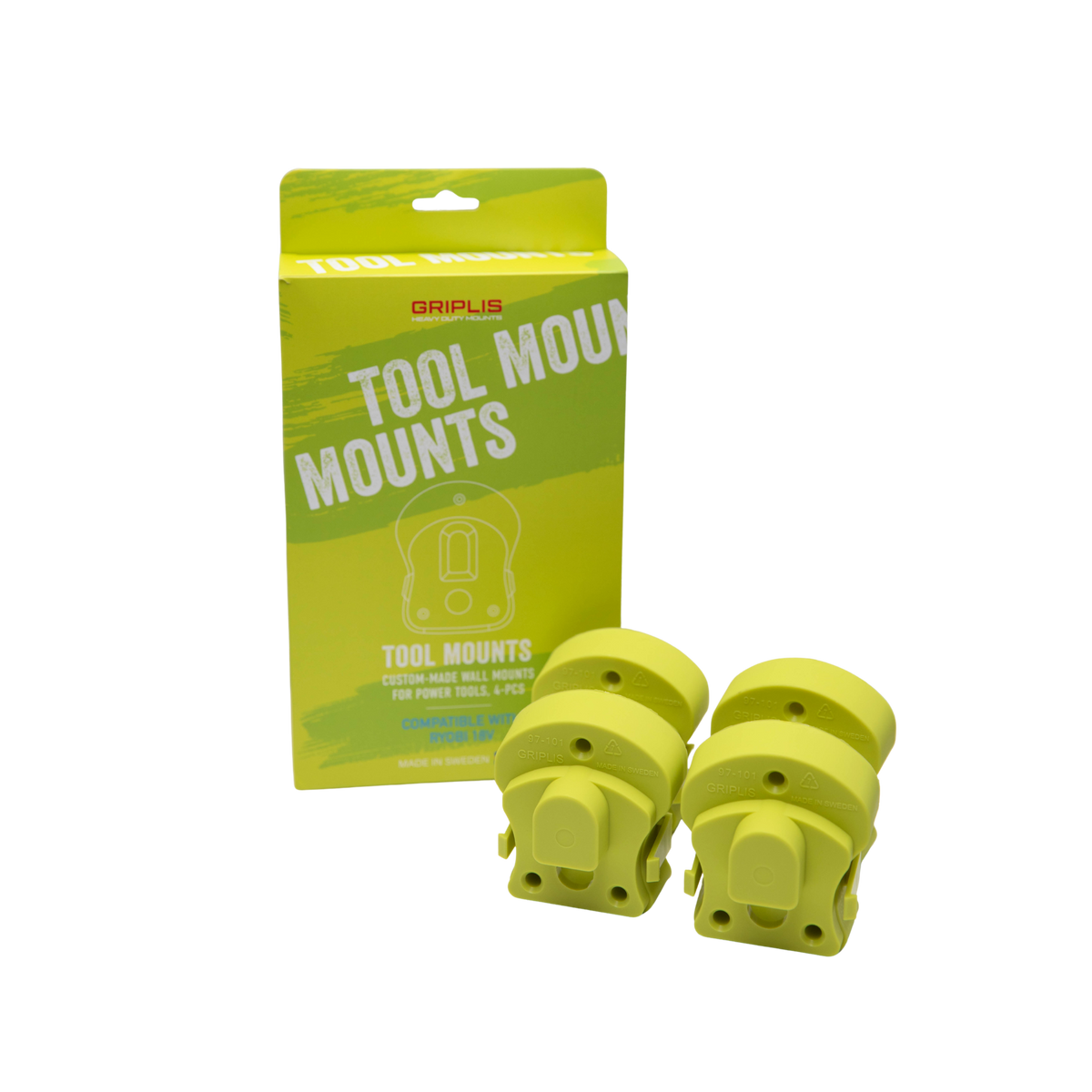 Ryobi 18V MASKINMONTERING 4-PACK